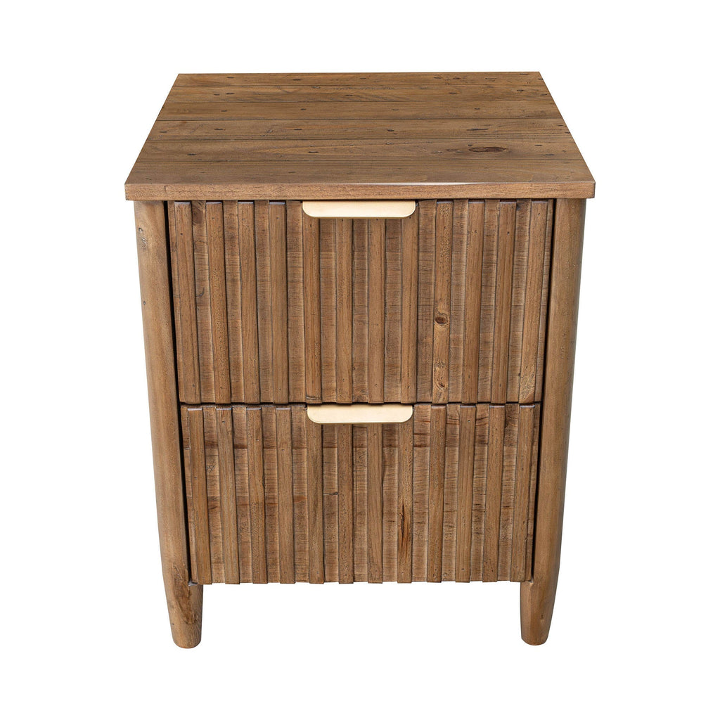 LH Home Britanica 2 Drawer Nightstand