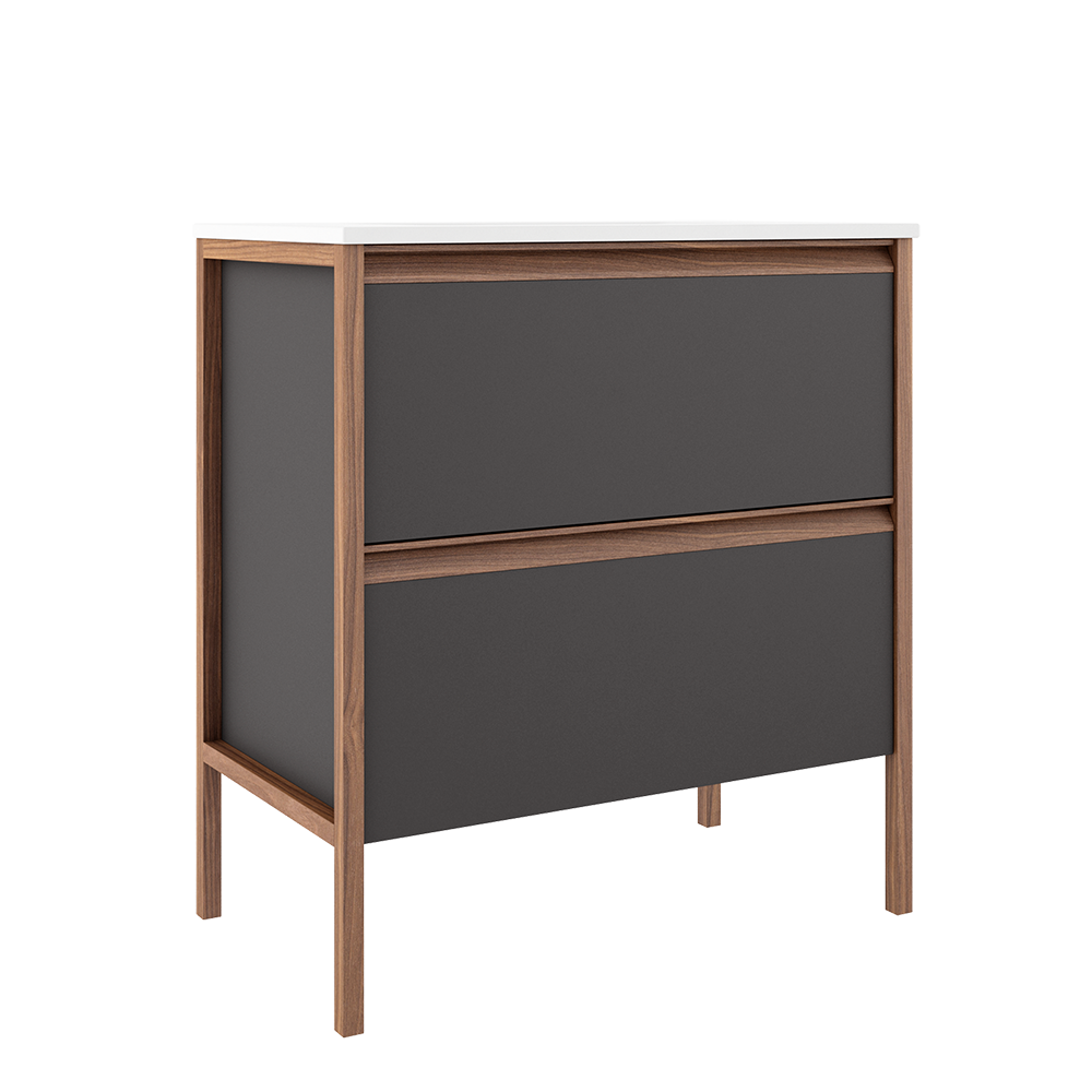 ICO Bath Tempo 31" Two Drawer Freestanding Vanity