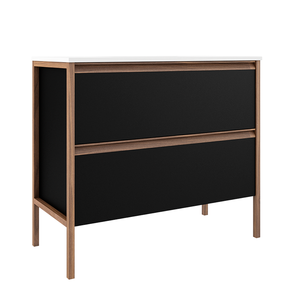 ICO Bath Tempo 36" Two Drawer Freestanding Vanity