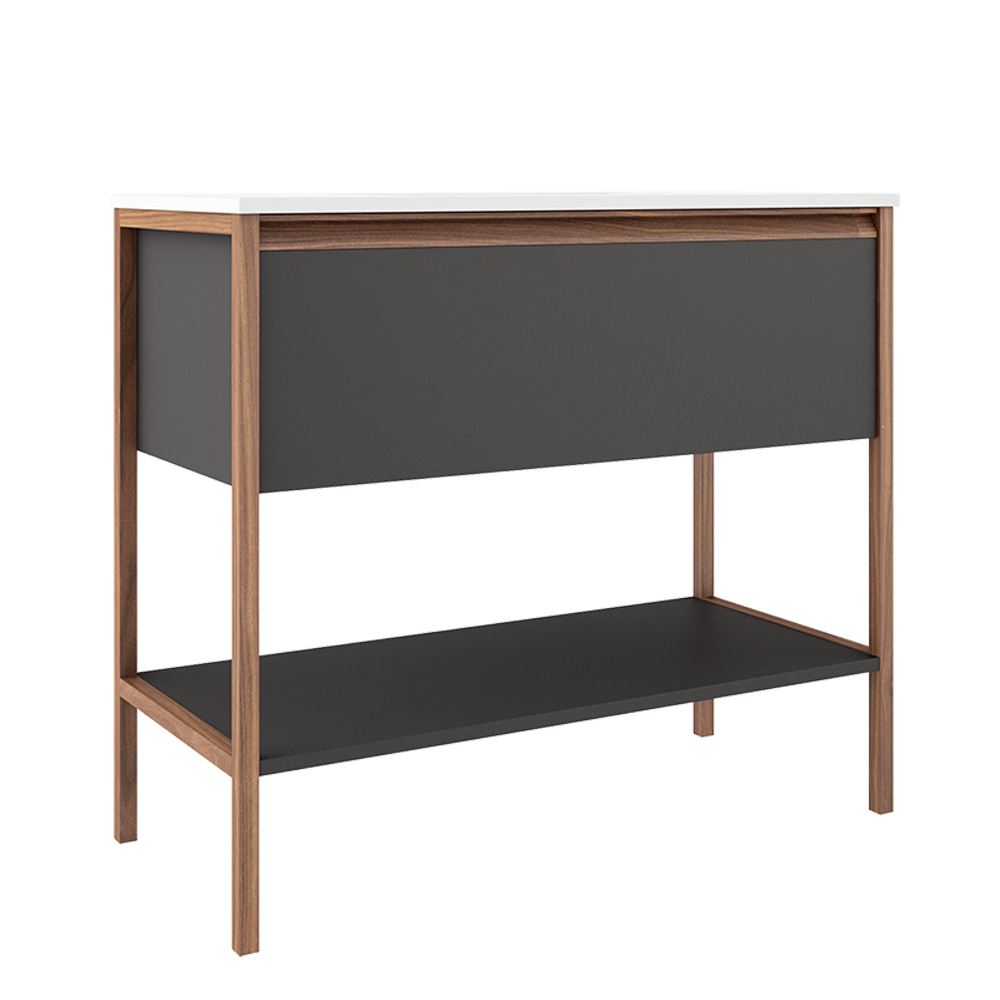 ICO Bath Tempo 36" One Drawer One Shelf Freestanding Vanity