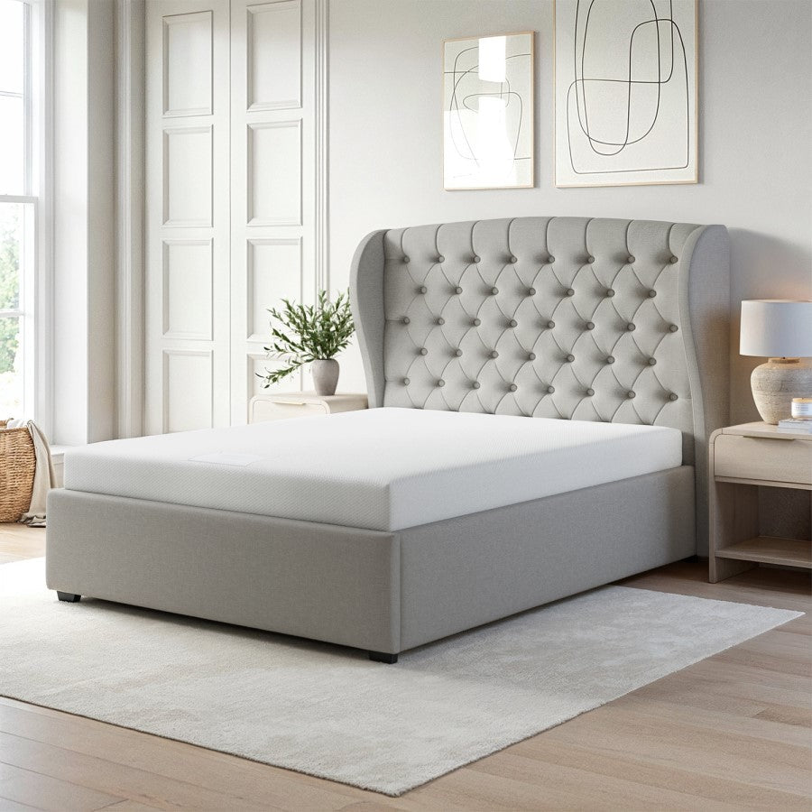 Sleepful Essentials Memory Foam Rolled Mattress with Removable Washable Cover – Pressure-Relief Comfort Mattress