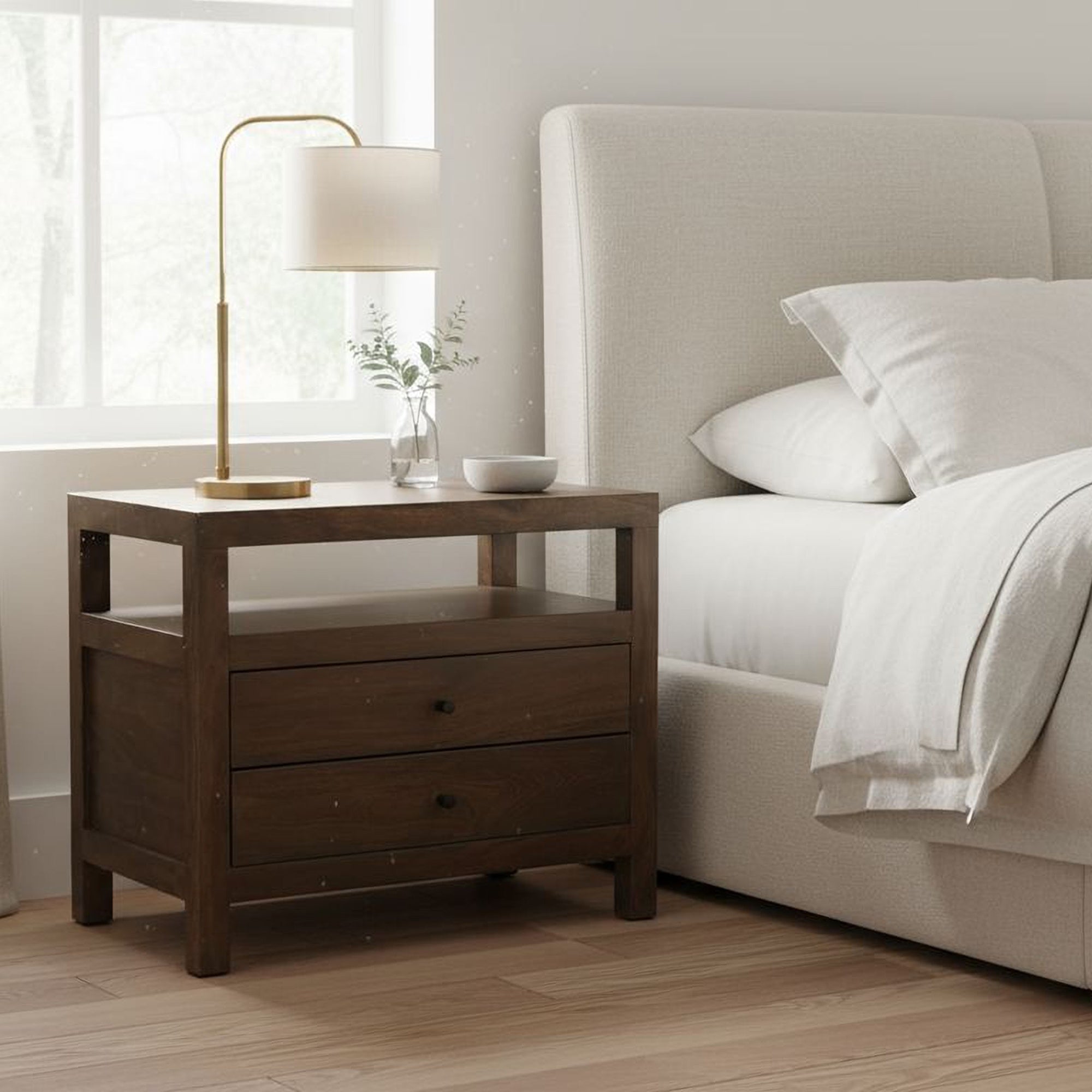 Moe's Home Windsor Nightstand Dark Brown