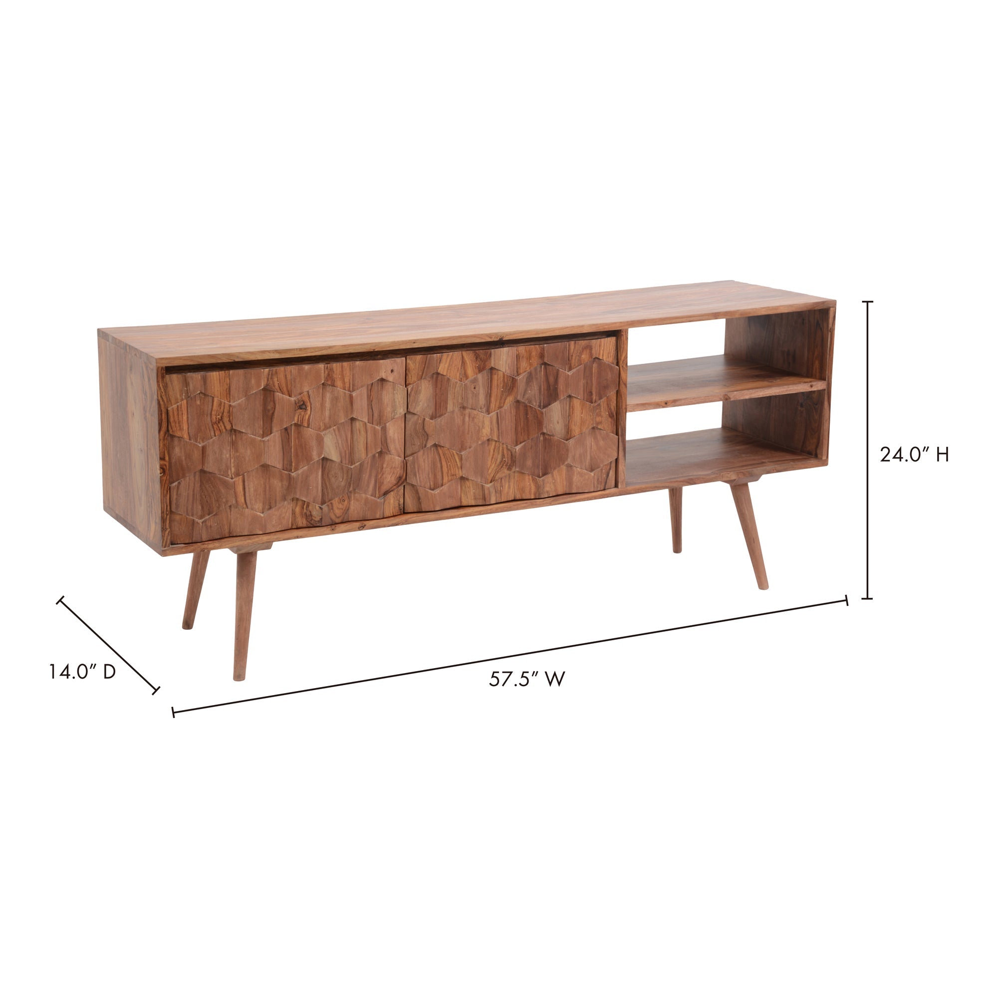 Moe's Home O2 TV Cabinet Natural