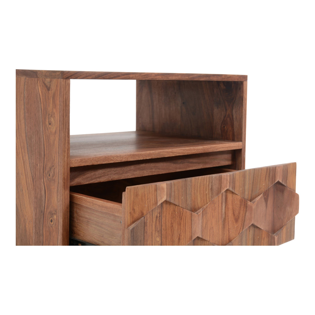 Moe's Home O2 Nightstand Natural