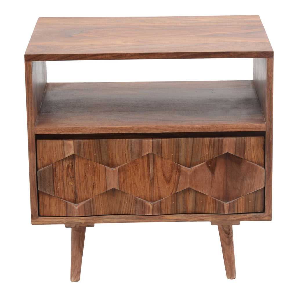 Moe's Home O2 Nightstand Natural