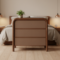 Moe's Home Rye 3 Drawer Nightstand Warm Brown