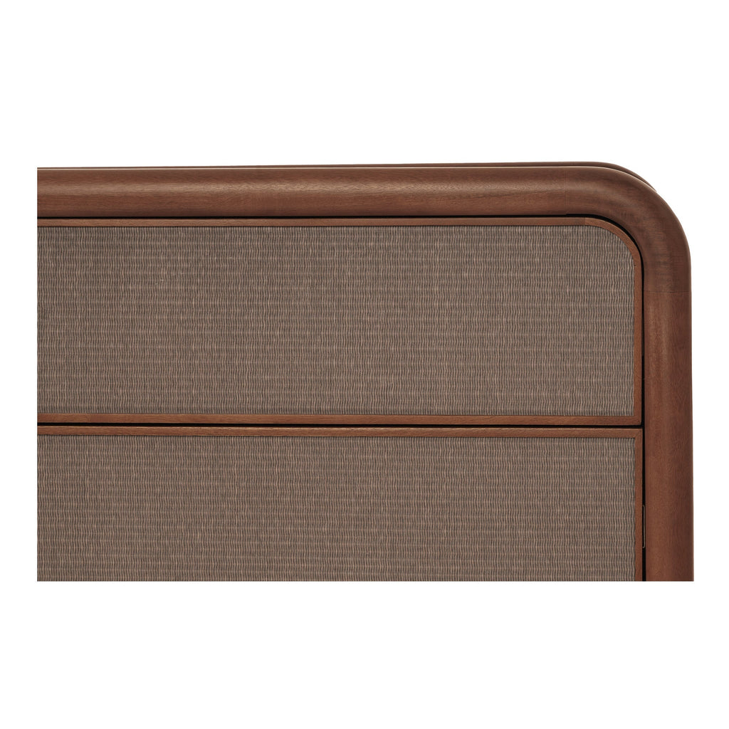 Moe's Home Rye 6 Drawer Dresser Warm Brown