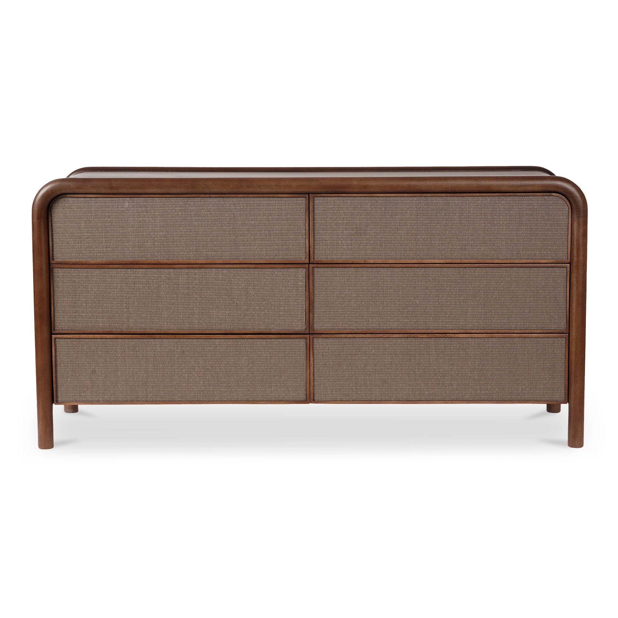 Moe's Home Rye 6 Drawer Dresser Warm Brown