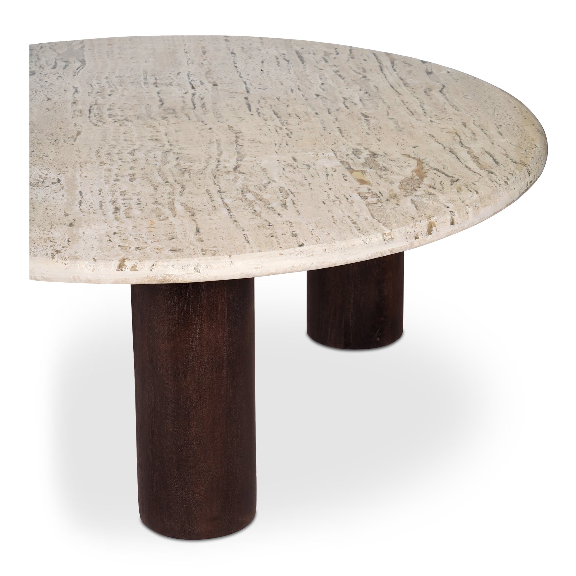 Moe's Home Landon Coffee Table Beige Travertine