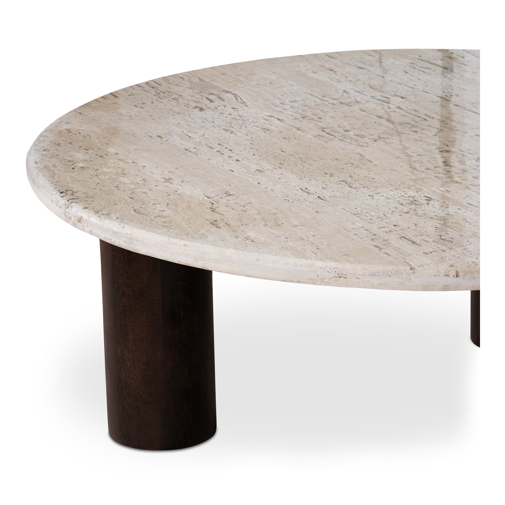 Moe's Home Landon Coffee Table Beige Travertine