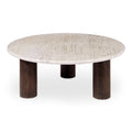 Moe's Home Landon Coffee Table Beige Travertine