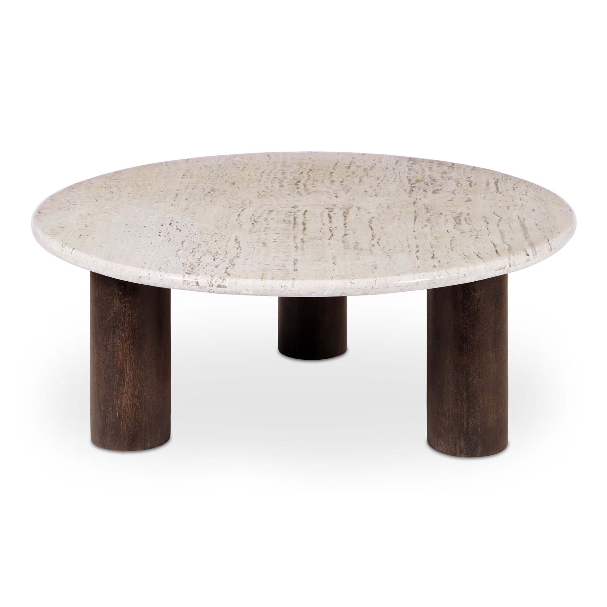 Moe's Home Landon Coffee Table Beige Travertine