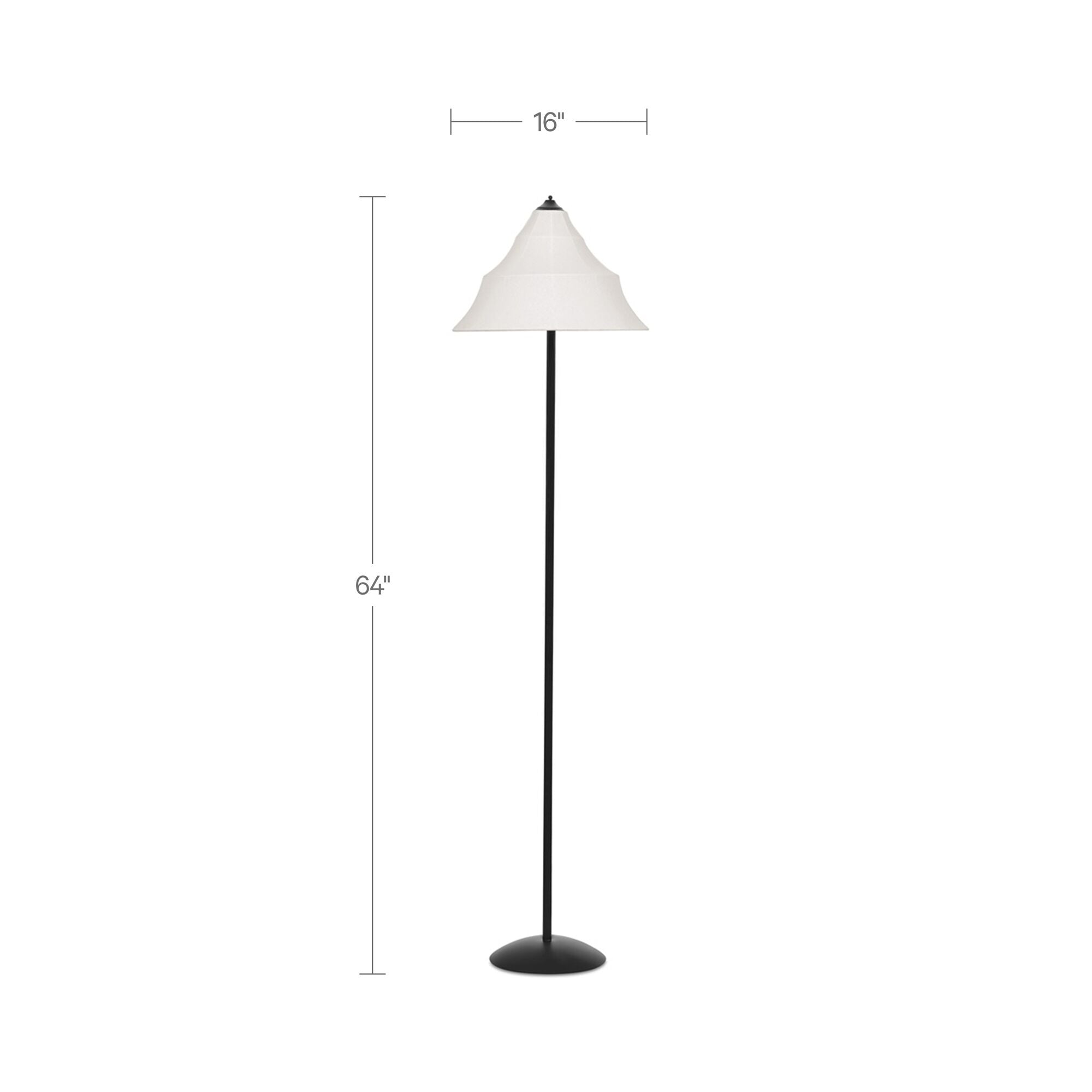 Moe's Home Corrina Floor Lamp White