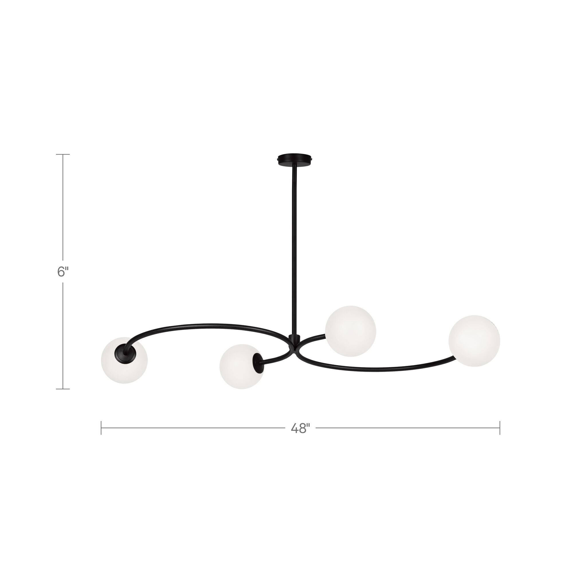 Moe's Home Cedric Pendant Lamp White
