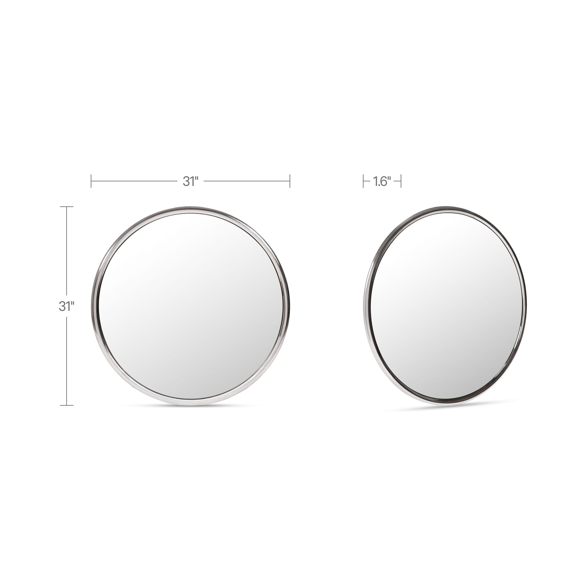 Moe's Home Lars Mirror Chrome
