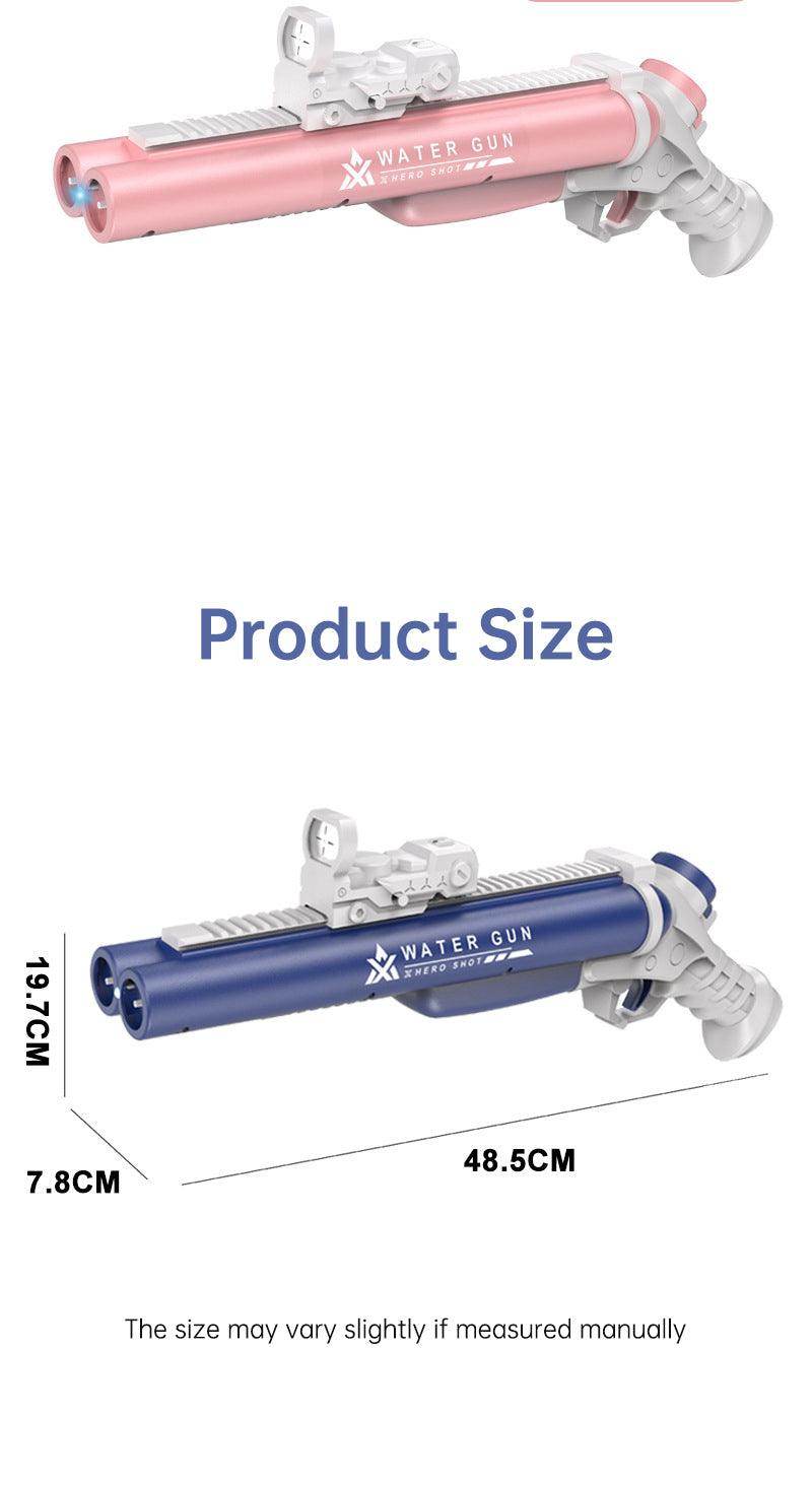 Double tube electric water gun