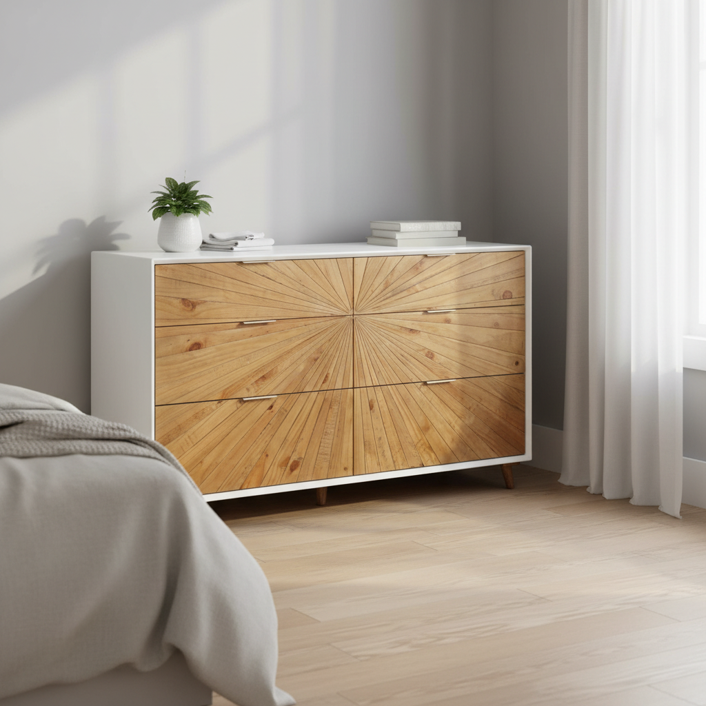 LH Home Casablanca 6 Drawer Dresser