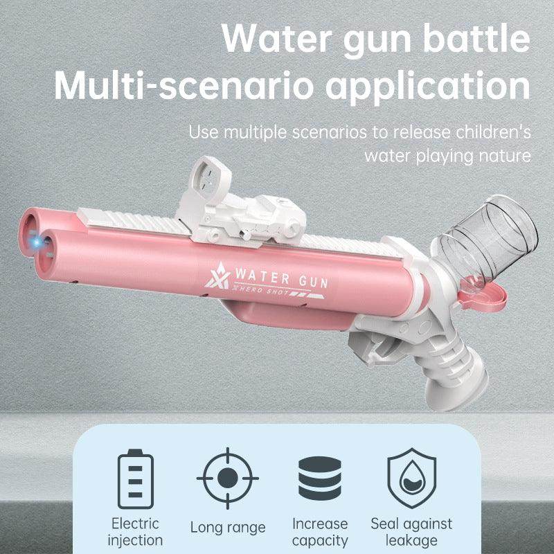 Double tube electric water gun