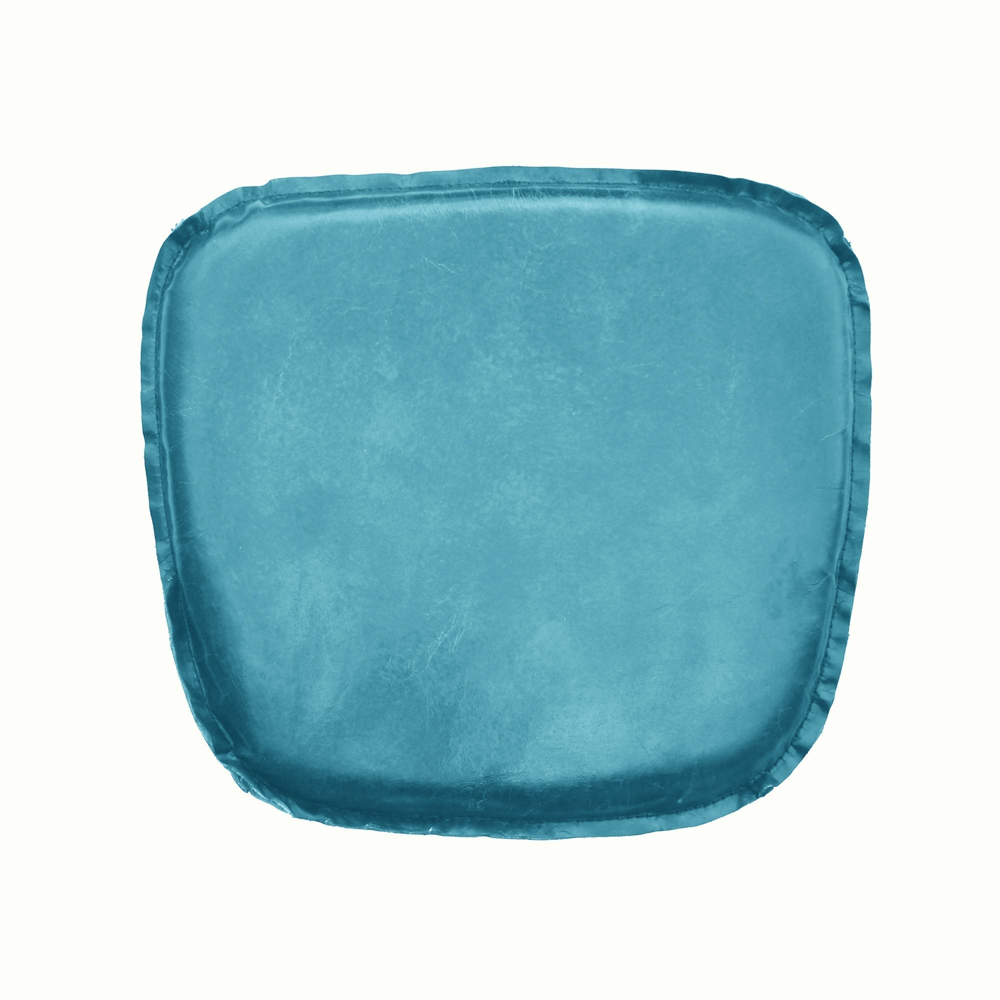 LH Home Metal Crossback Leather Cushion Seat