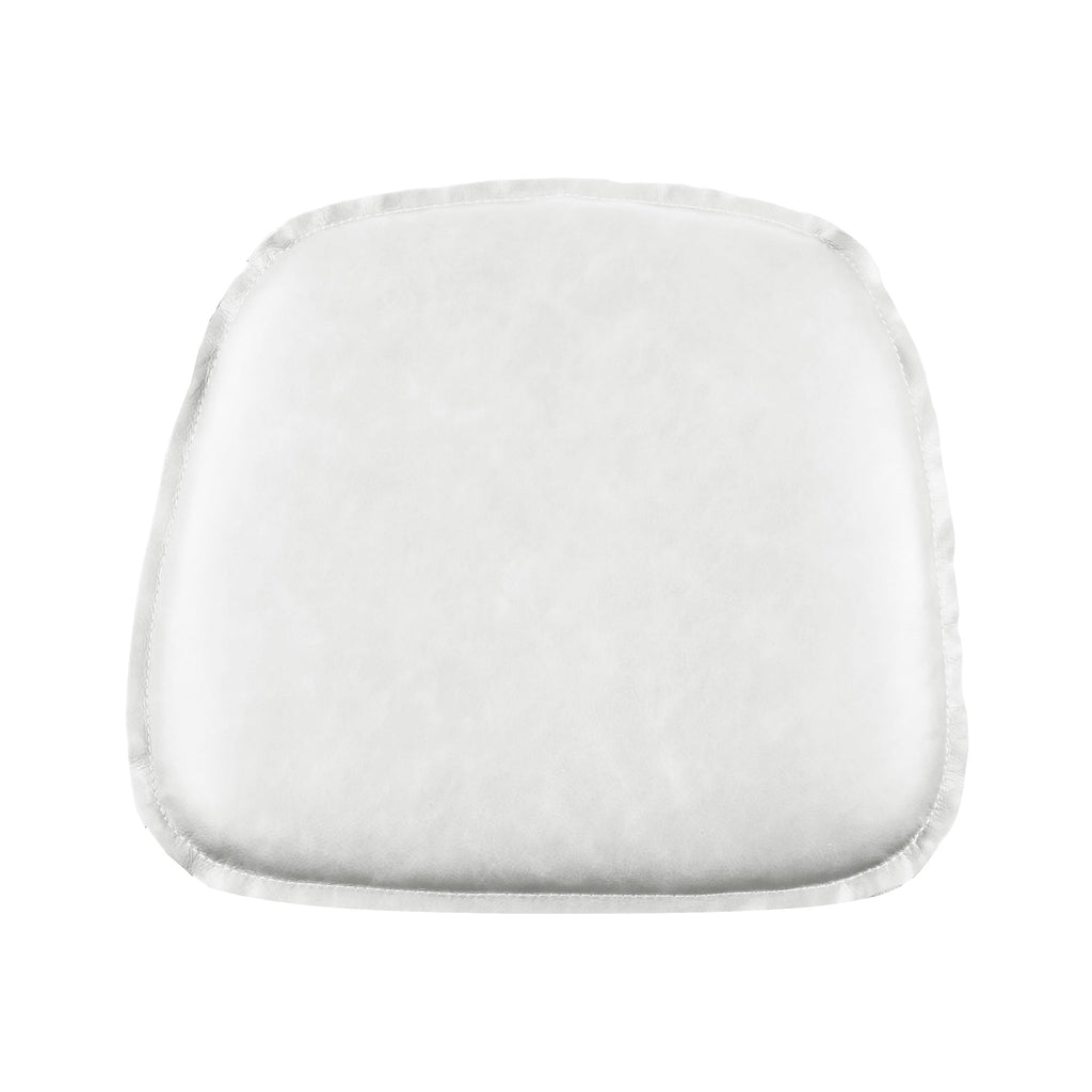 LH Home Metal Crossback Leather Cushion Seat