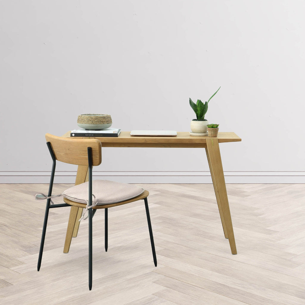 LH Home Colton Dining Chair Natural Wood Seat (Set of 2)