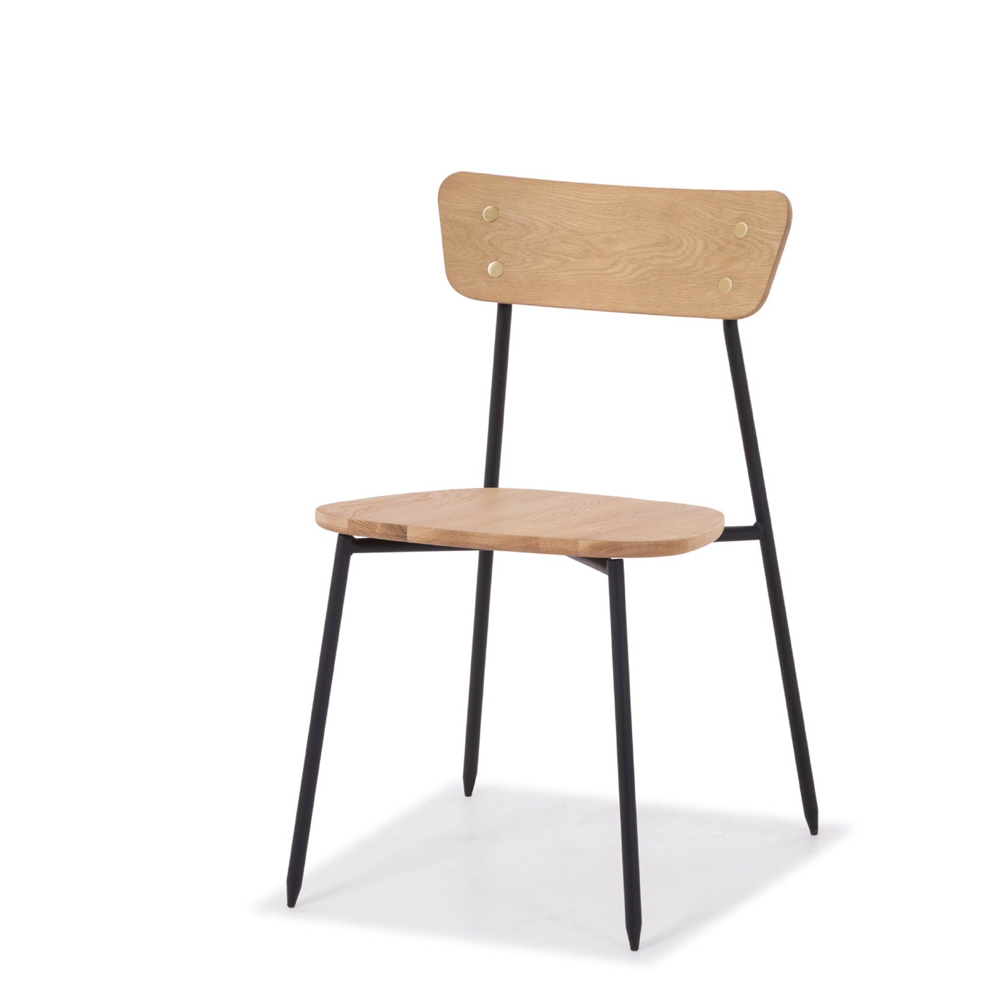 LH Home Colton Dining Chair Natural Wood Seat (Set of 2)