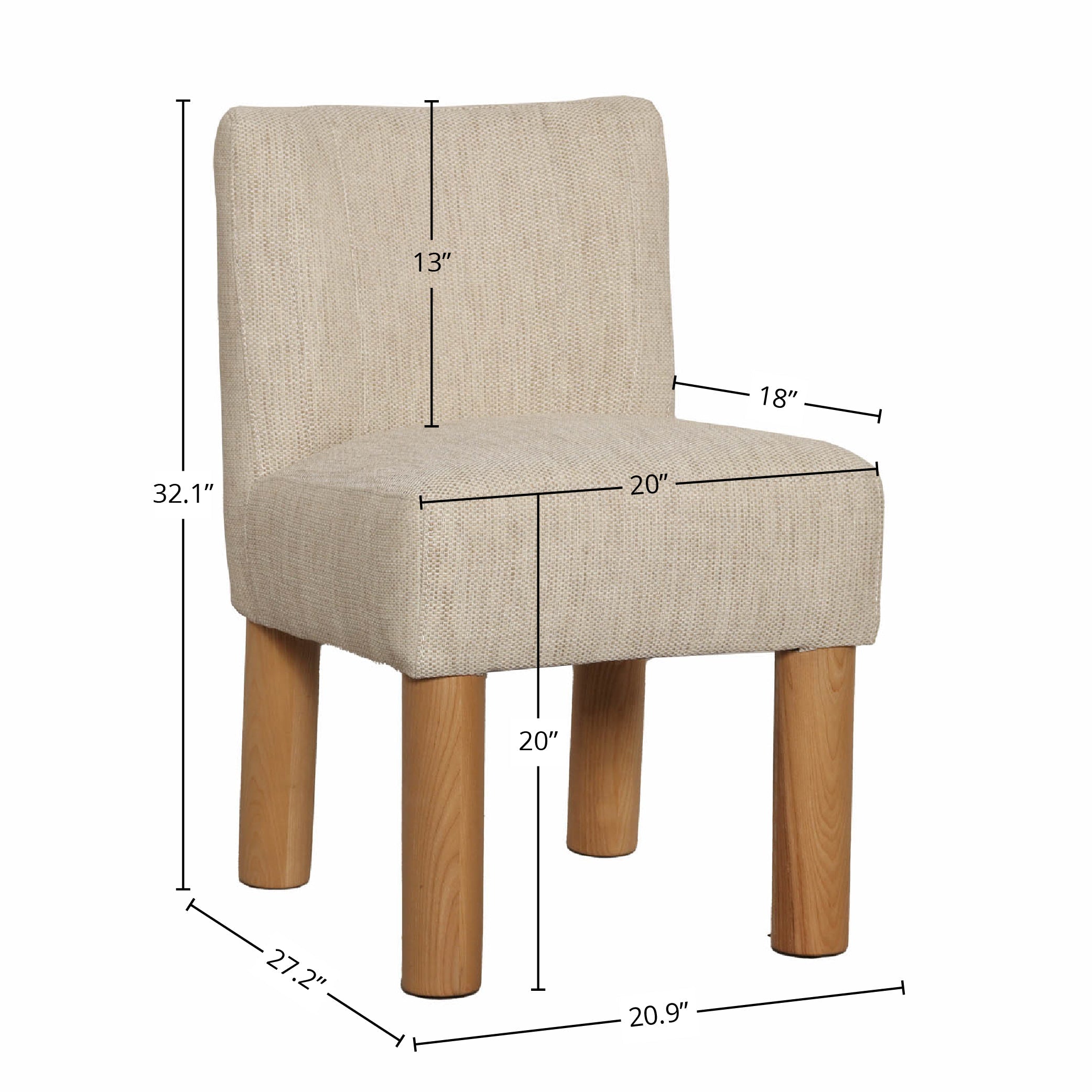 LH Home Destiny Dining Chair (Set of 2)
