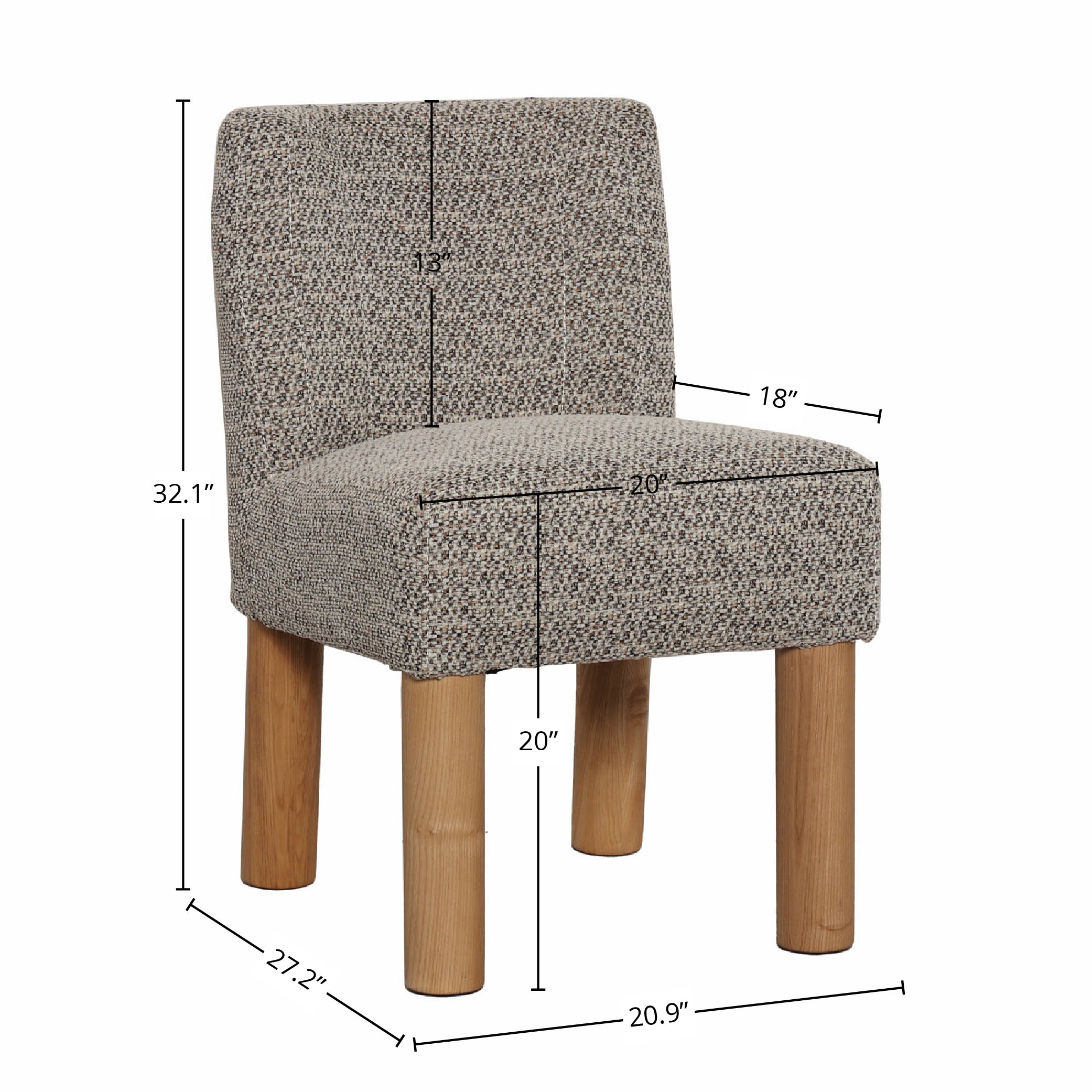 LH Home Destiny Dining Chair (Set of 2)