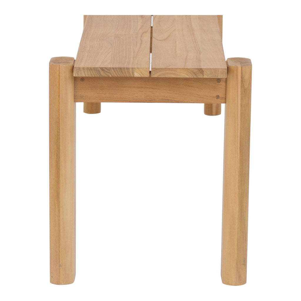 Moe's Home Tempo Outdoor Dining Bench Natural