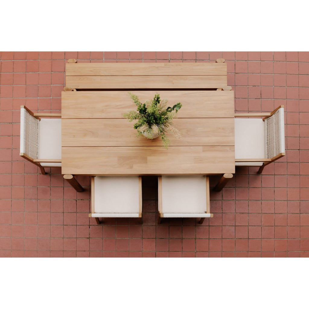 Moe's Home Tempo Outdoor Dining Bench Natural