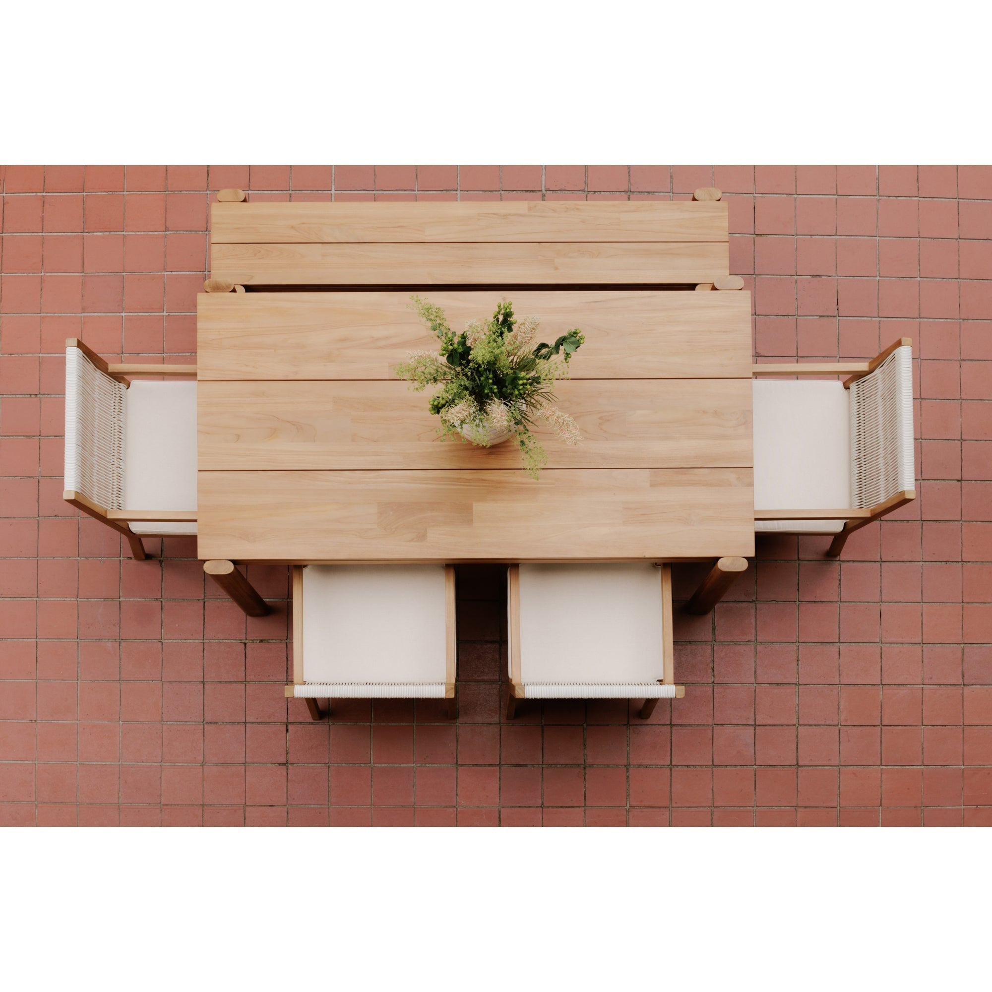 Moe's Home Tempo Outdoor Dining Bench Natural