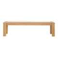 Moe's Home Tempo Outdoor Dining Bench Natural