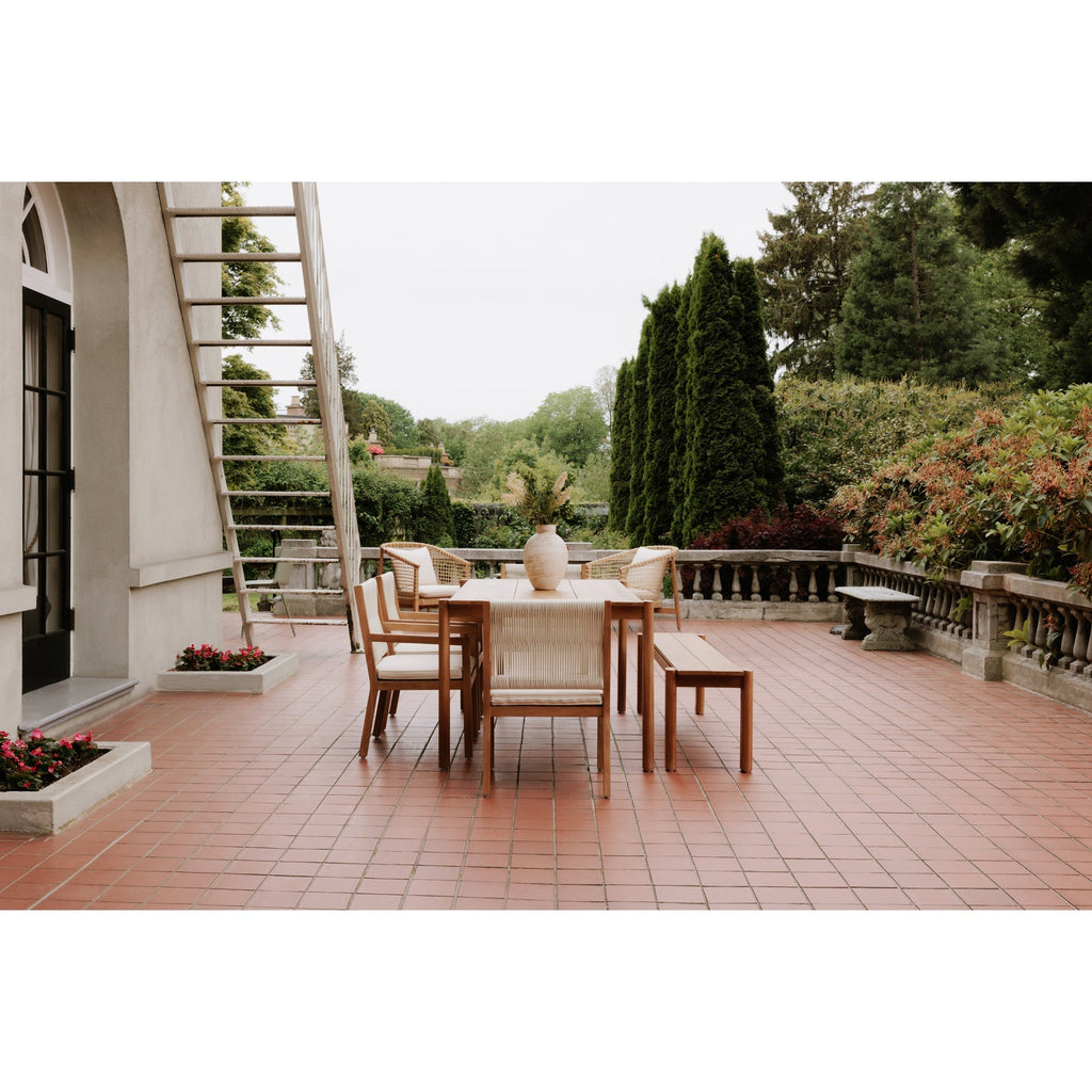 Moe's Home Tempo Outdoor Dining Bench Natural