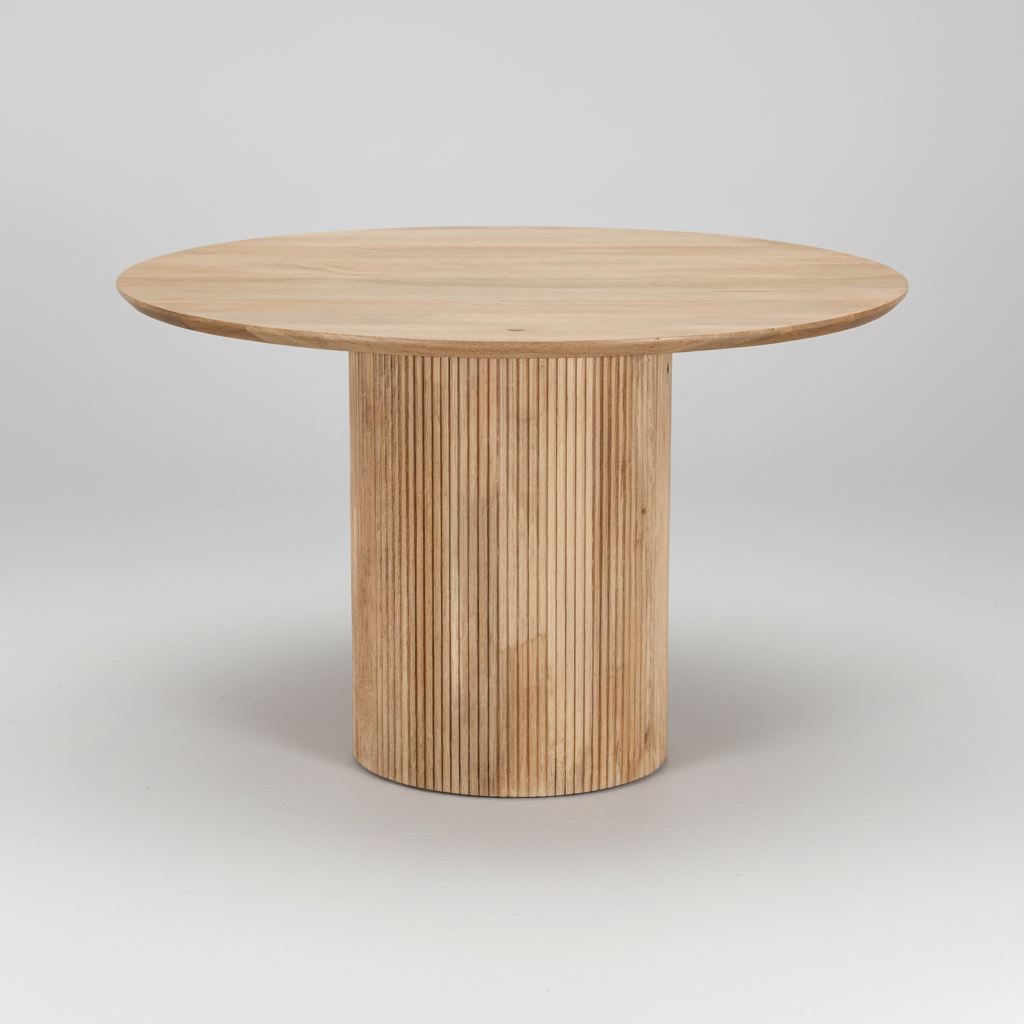 LH Home Cylinder Round Dining Table