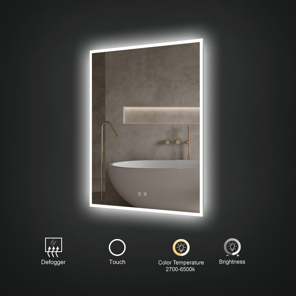 ICO Bath Camden 36"  x 36" LED Mirror