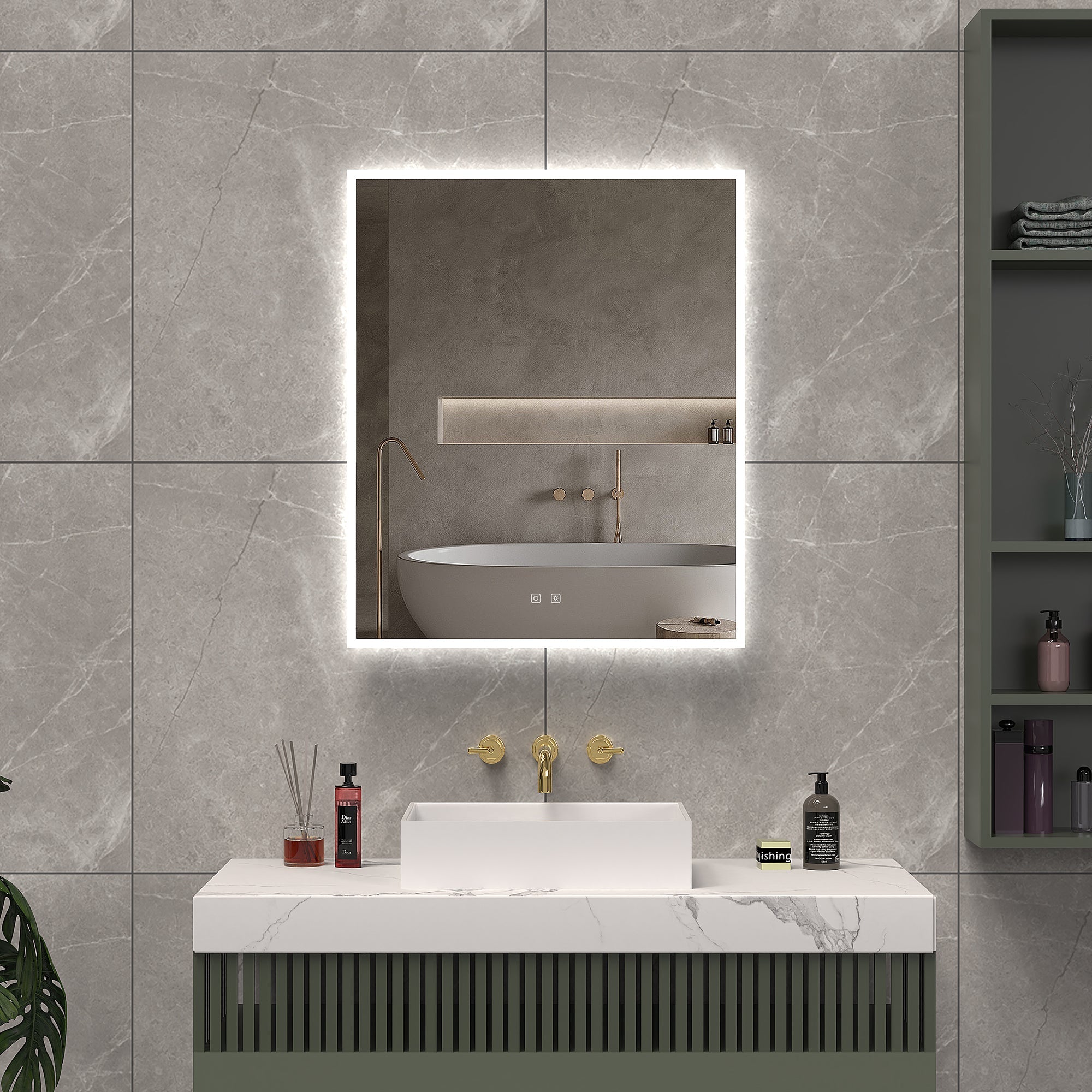 ICO Bath Camden 60"  x 36" LED Mirror