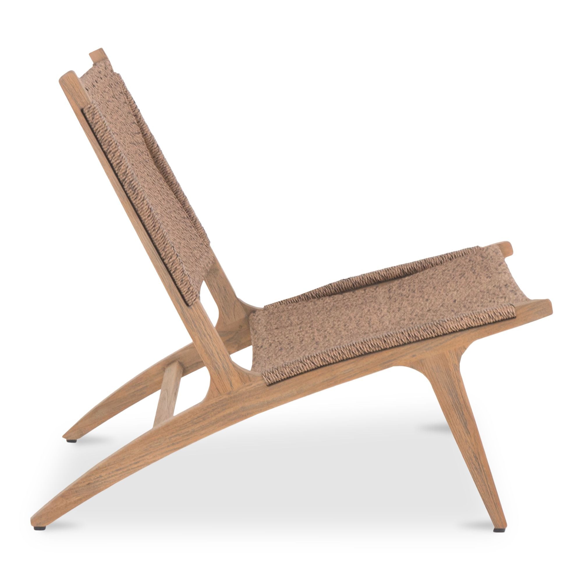 Moe's Home Palma Outdoor Lounge Chair Warm Brown