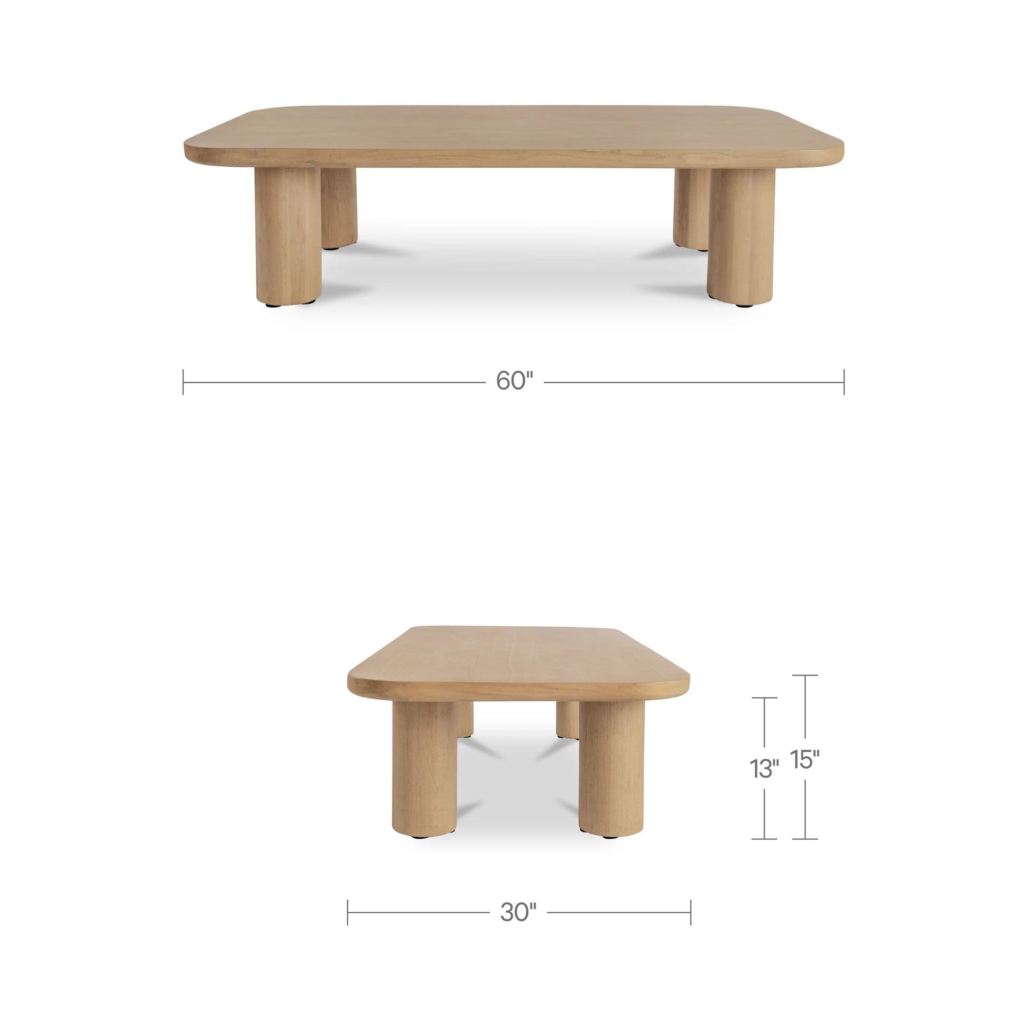 Moe's Home Anders Coffee Table Natural