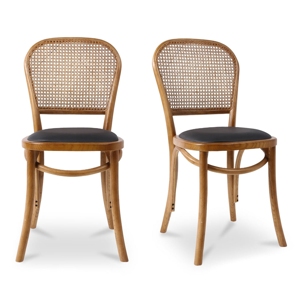 Moe's Home Bedford Dining Chair Light Brown - Set of Two