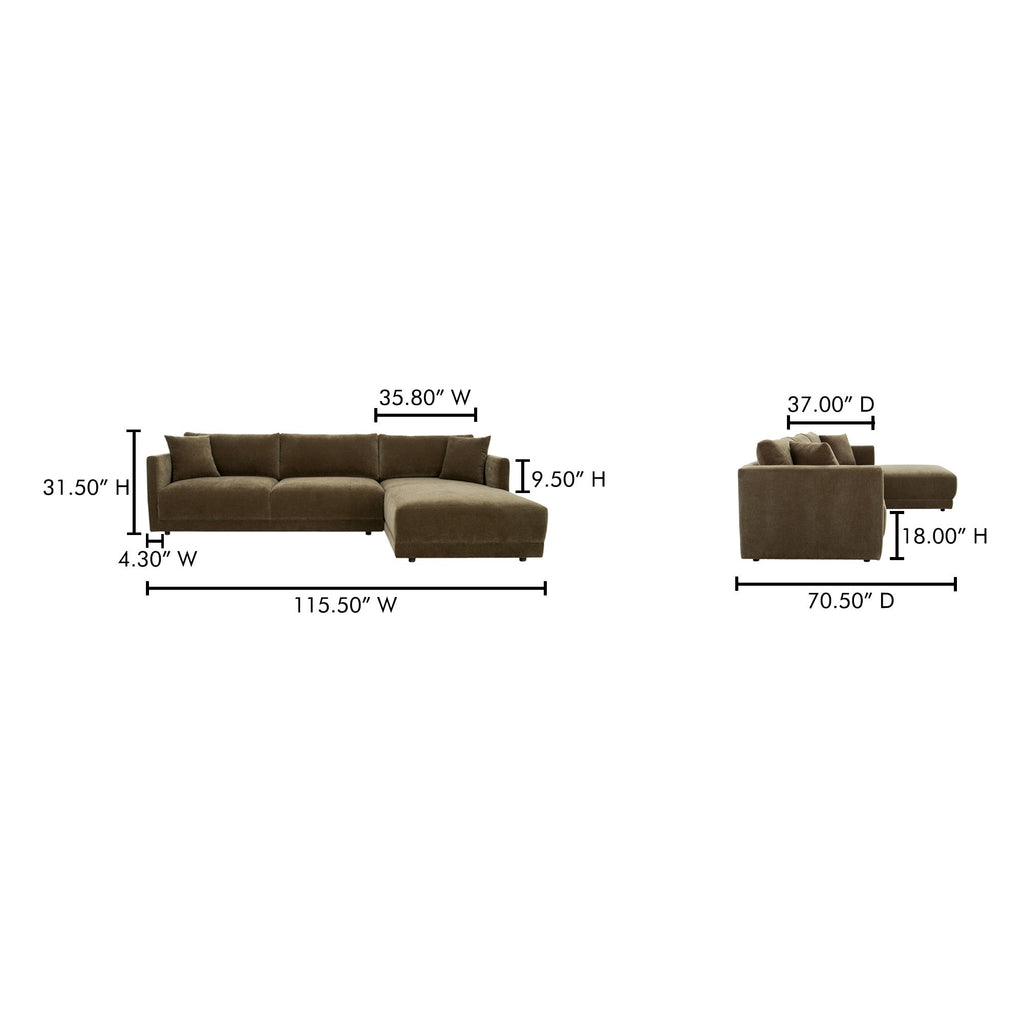 Moe's Home Bryn Sectional