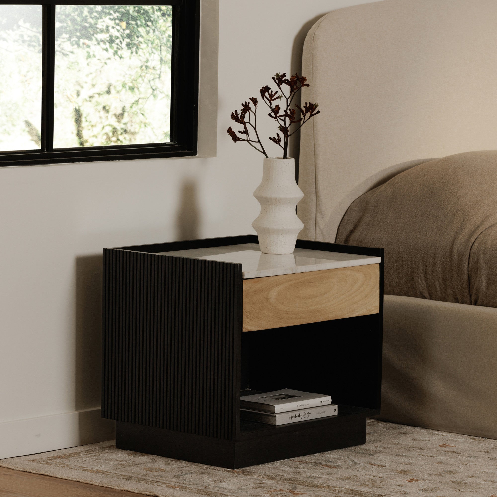 Moe's Home Carter Nightstand Black
