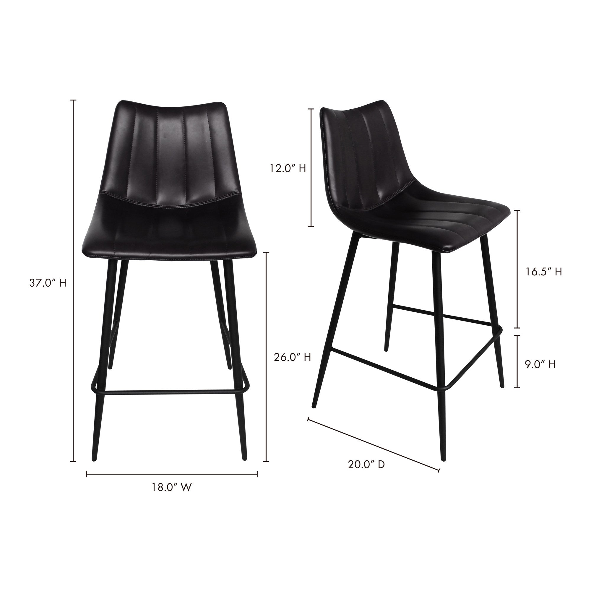 Moe's Home Alibi Counter Stool