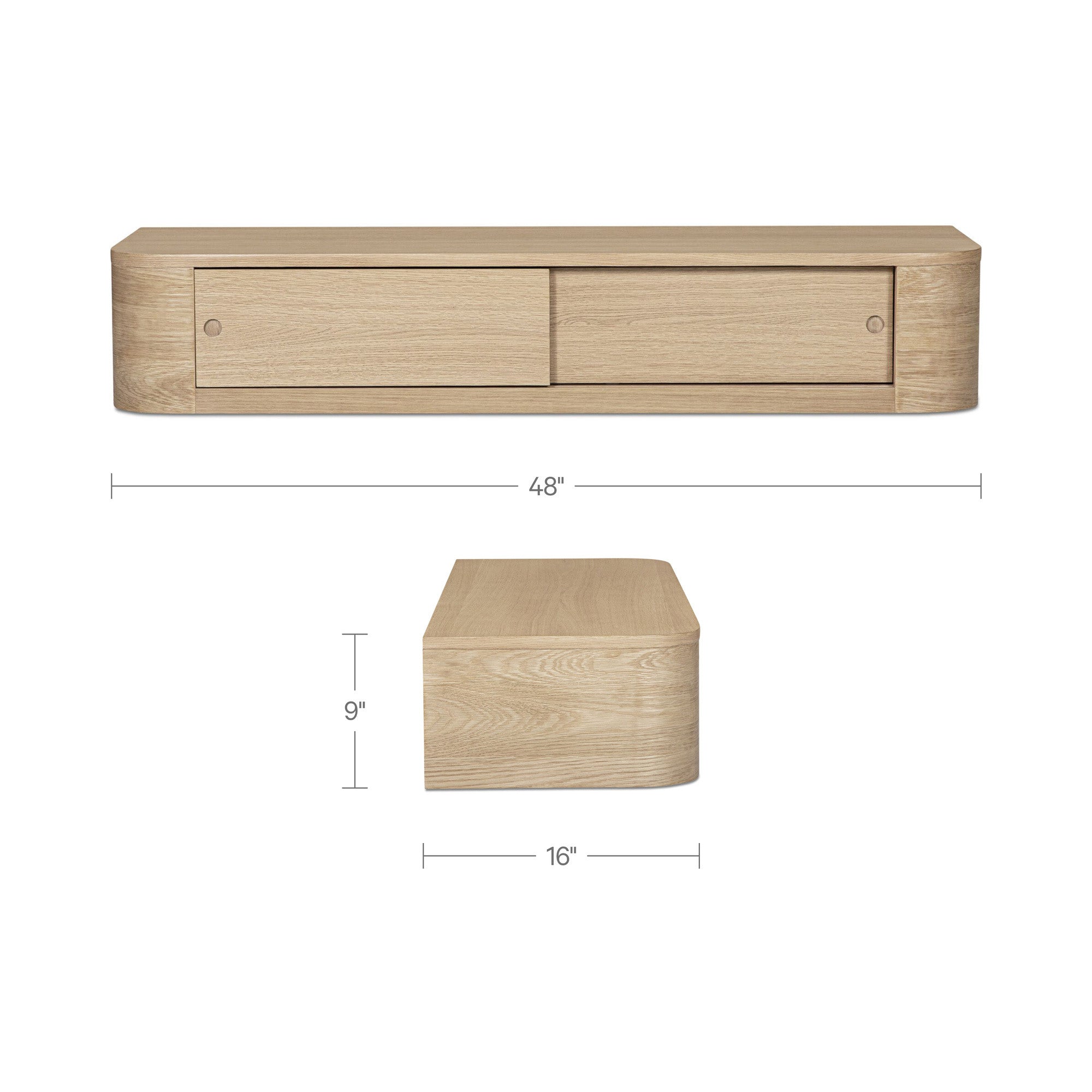 Moe's Home Round Off Console Table