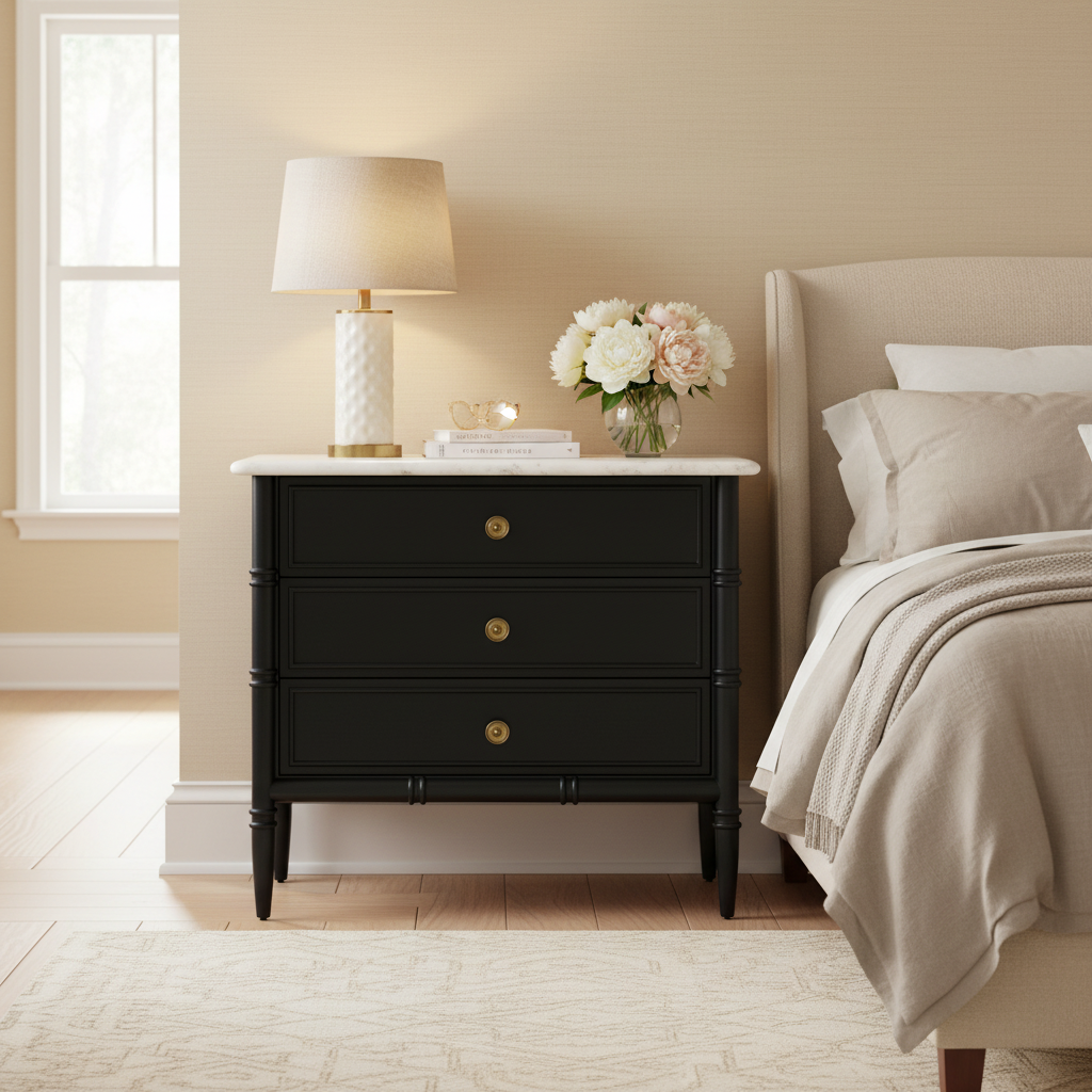 Moe's Home Eleanor Nightstand Black