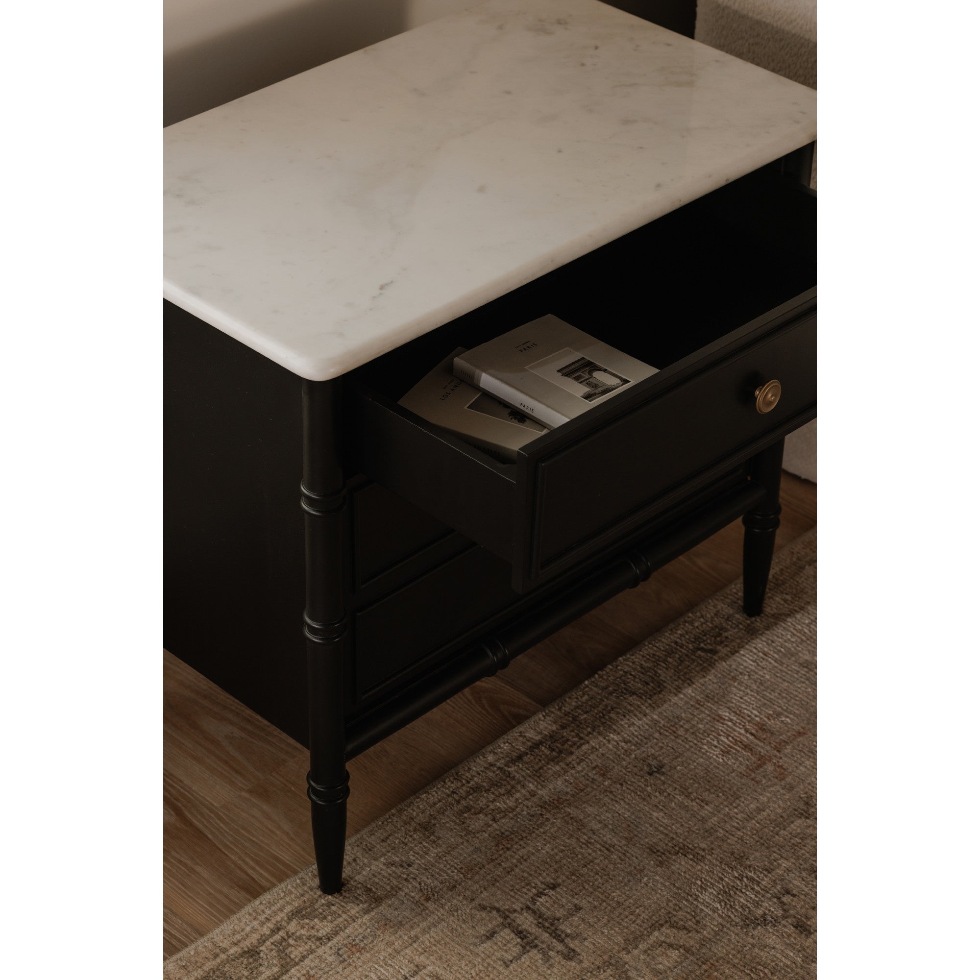 Moe's Home Eleanor Nightstand Black