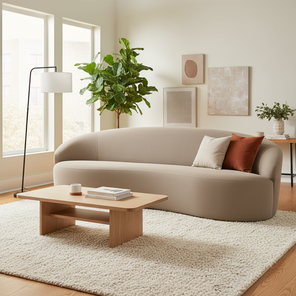 Moe's Home Cove Outdoor Sofa Taupe