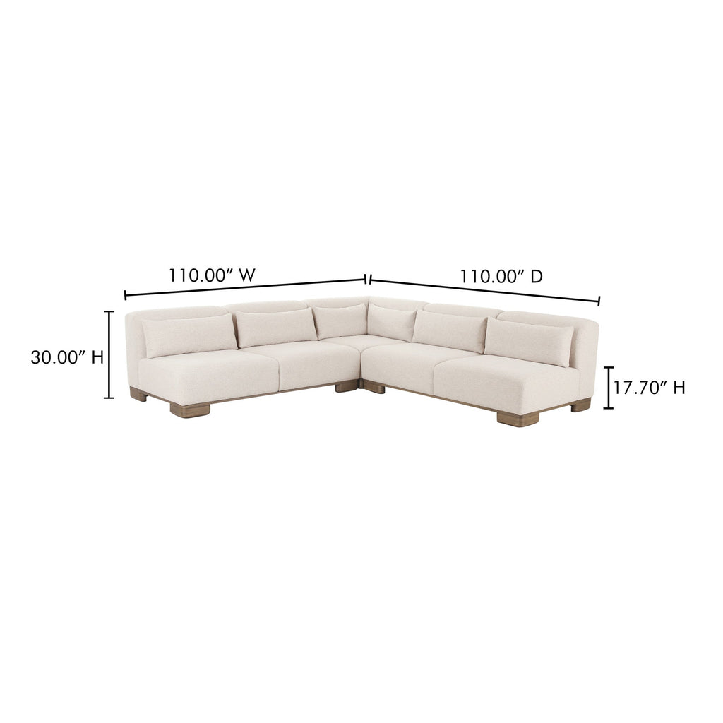 Moe's Home June Corner Modular Sectional