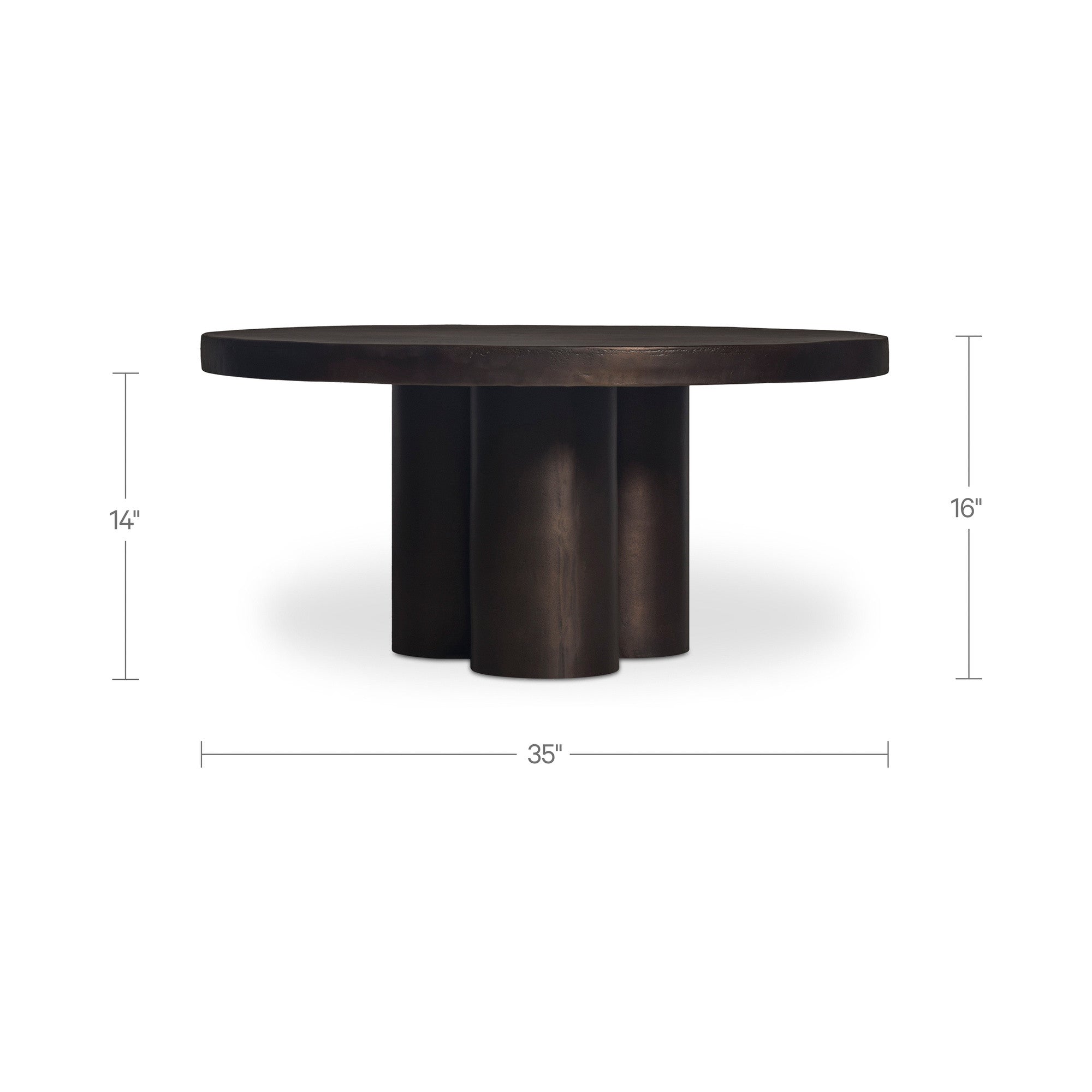 Moe's Home Logan Outdoor Coffee table Black