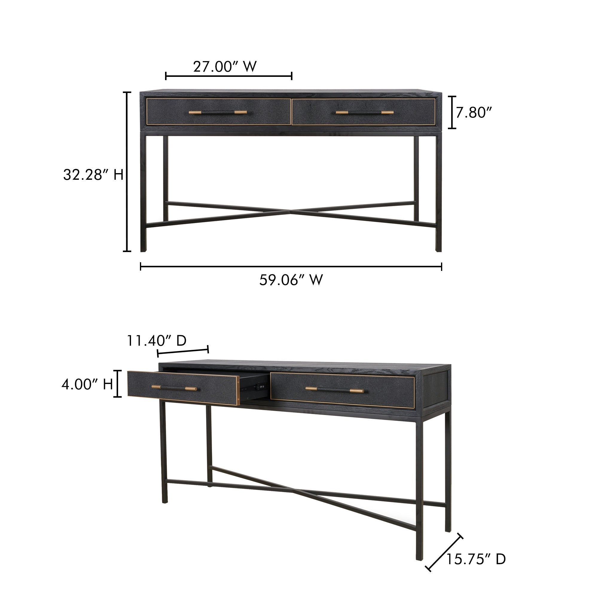 Moe's Home Mako Console Table