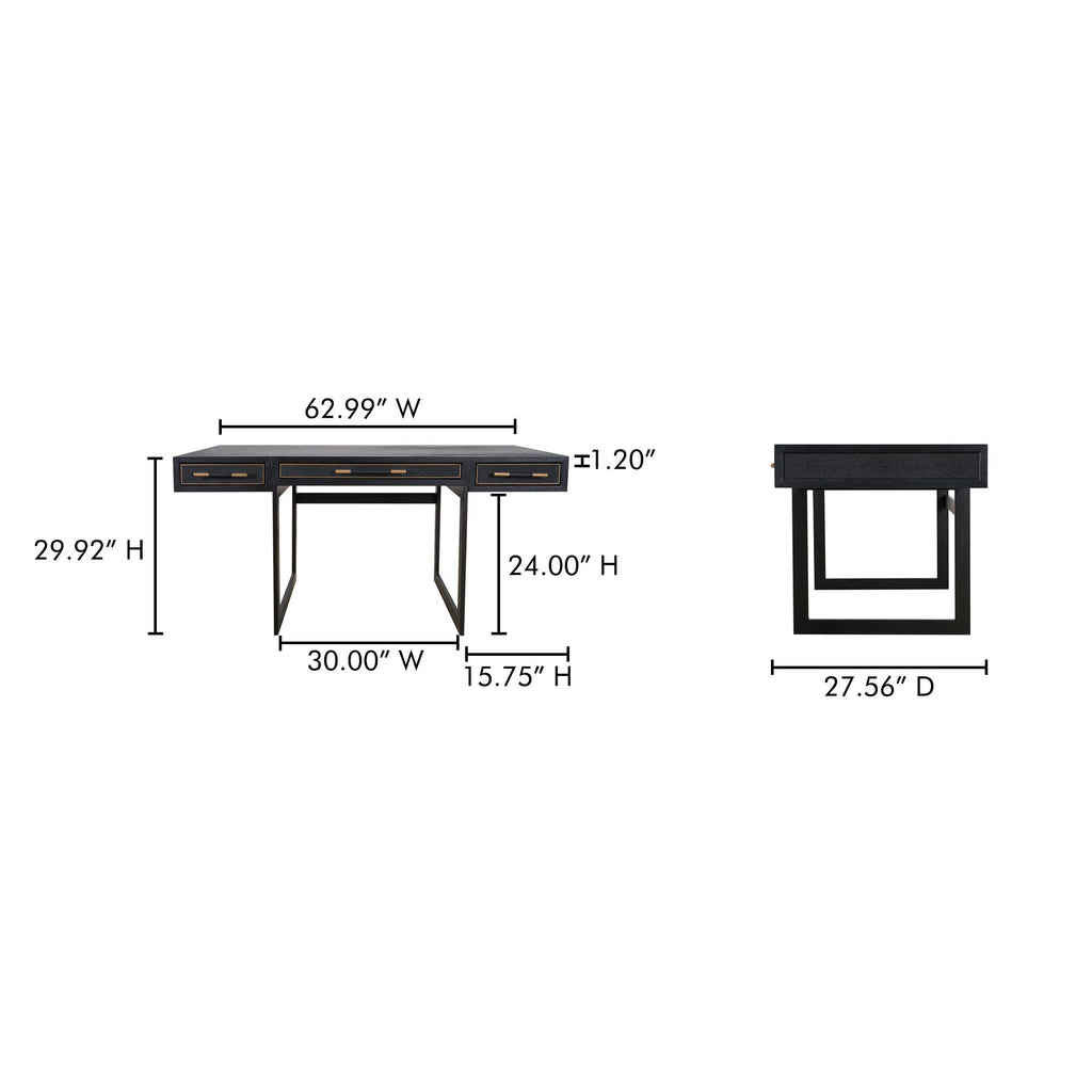 Moe's Home Mako Desk Black